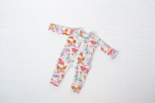Lyocell 15” Doll Zippy Romper | Midnight Butterfly Garden