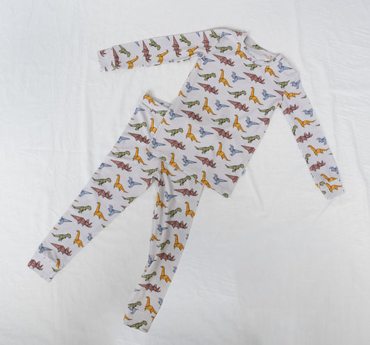 Lyocell Two-Piece Pajama Set | Papersaurus Rex