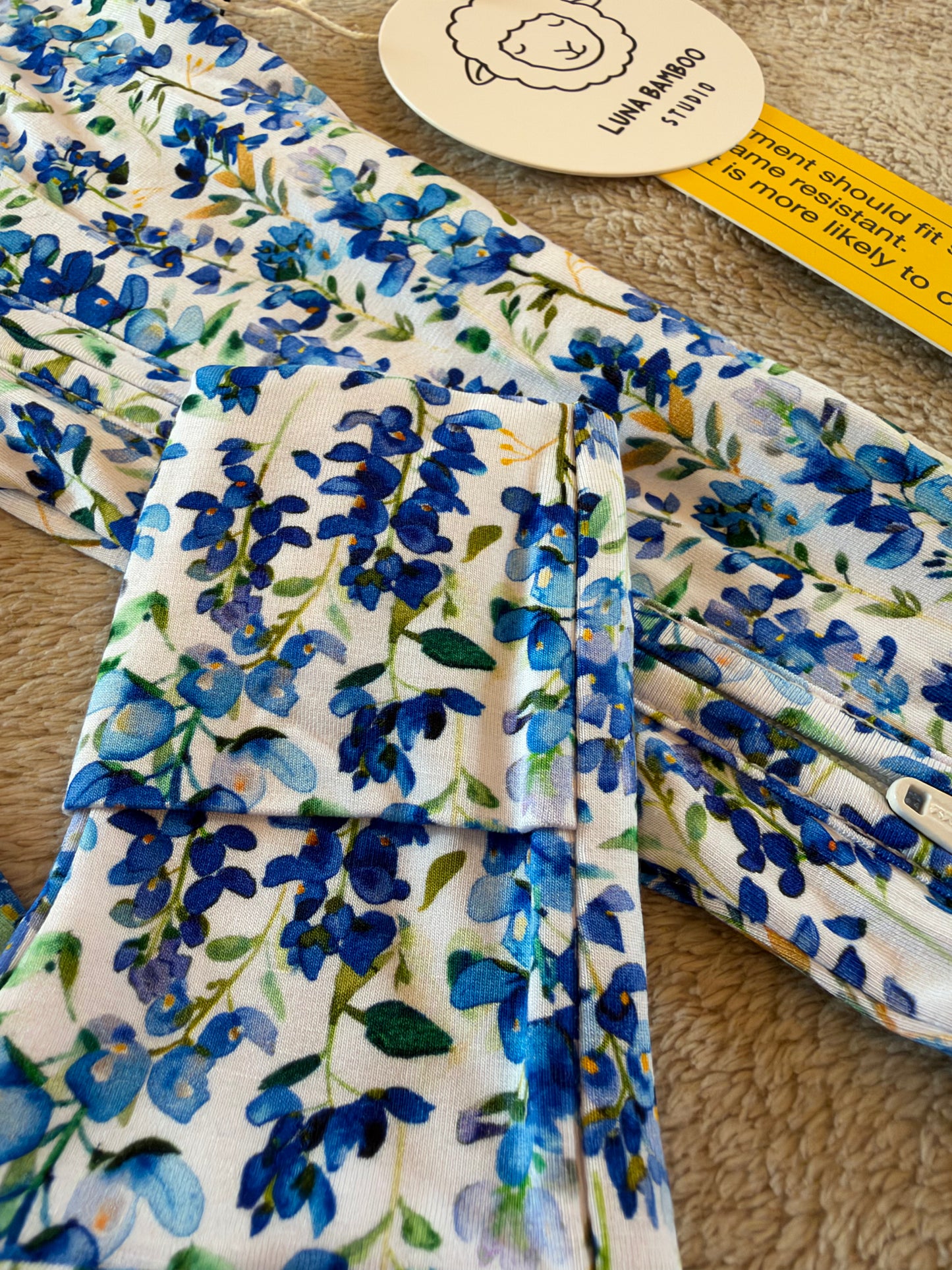 Bamboo Convertible Zip Sleeper | Deep in the Bluebonnets