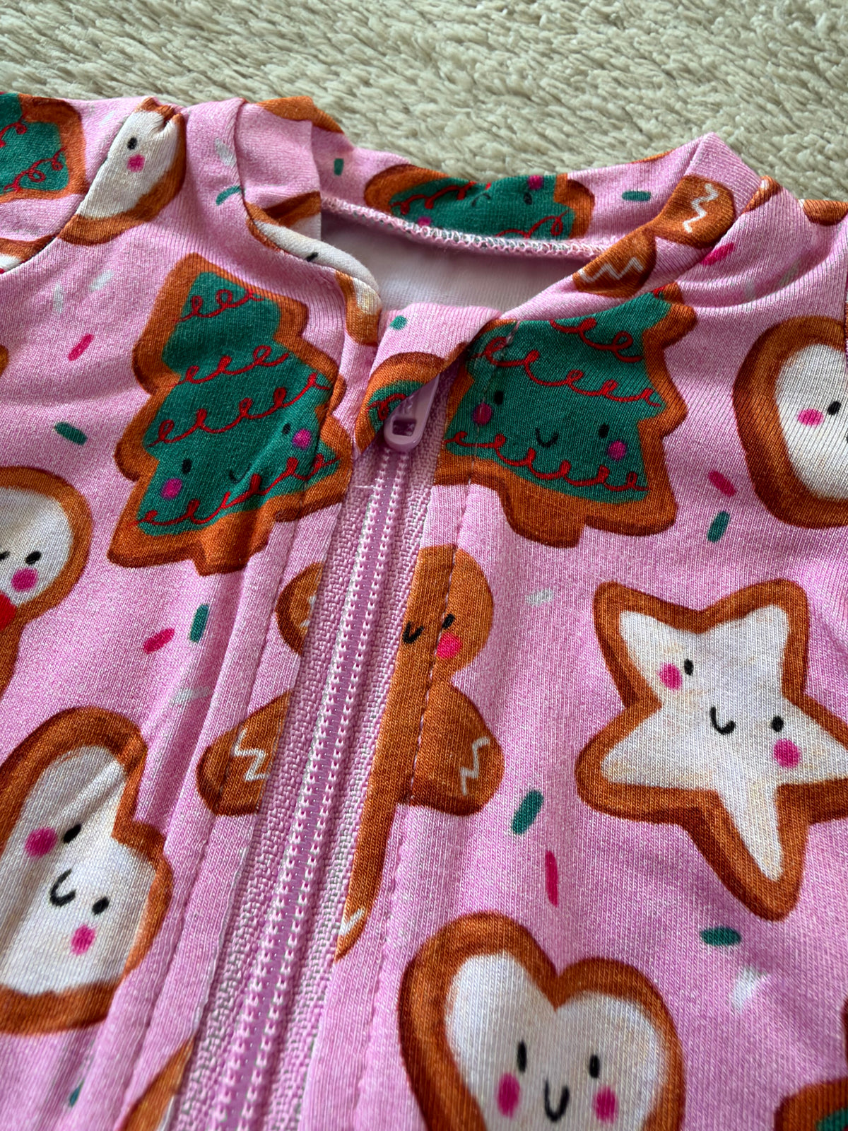 Bamboo Doll Pajamas | A Christmas Confection | Mistletoe Pink