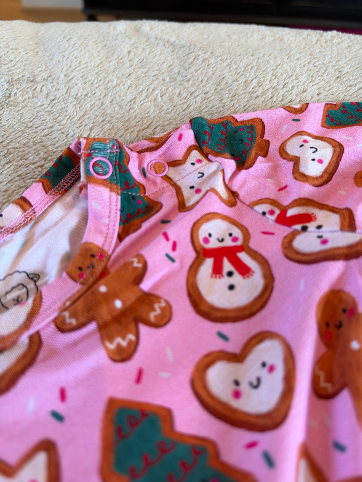 Bamboo Long Sleeve Dress | A Christmas Confection | Mistletoe Pink