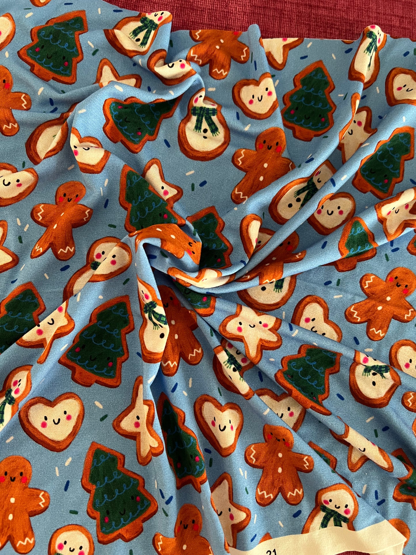 Bamboo Two-Piece Pajama | A Christmas Confection | Snowfall Blue