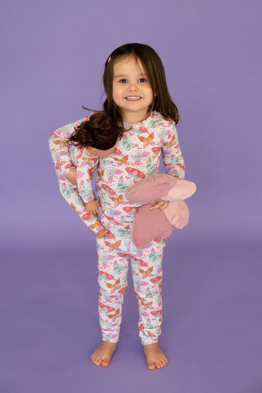 Lyocell Kids + Doll Bundle | Midnight Butterfly Garden
