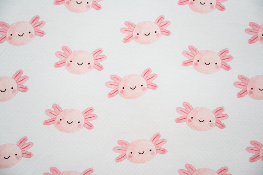 Sally Mander Axolotl Lyocell Crib Sheet