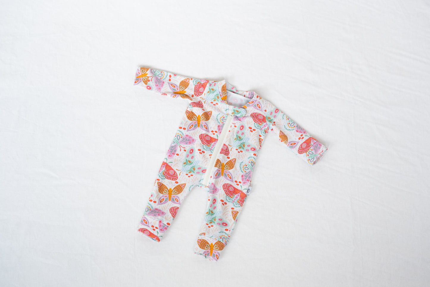 Lyocell 15” Doll Zippy Romper | Midnight Butterfly Garden