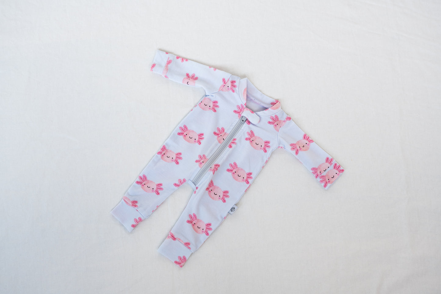 Lyocell 15” Doll Zippy Romper | Sally Mander Axolotl