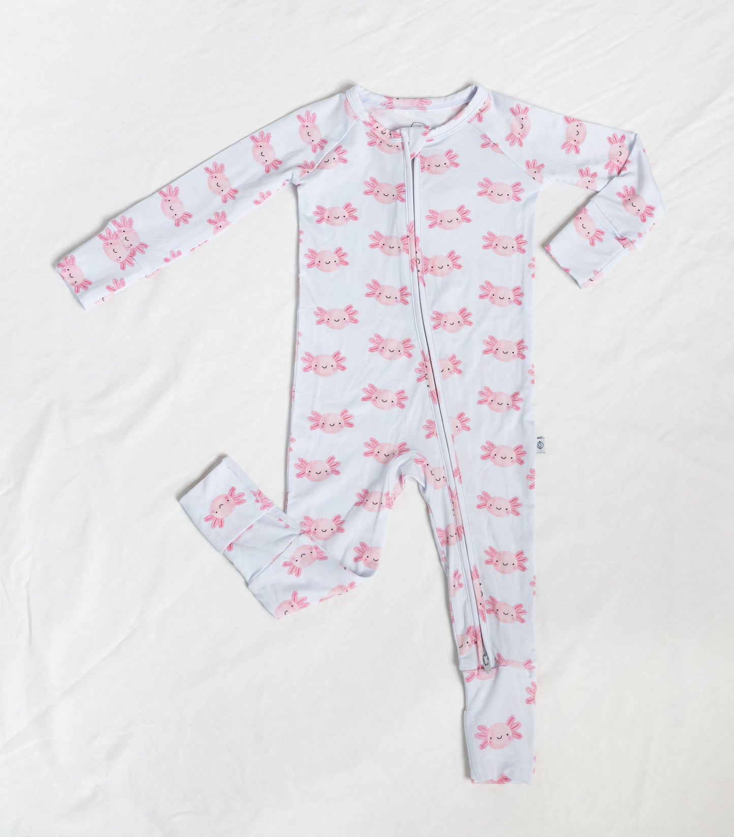 Lyocell Convertible Zip Sleeper | Sally Mander Axolotl