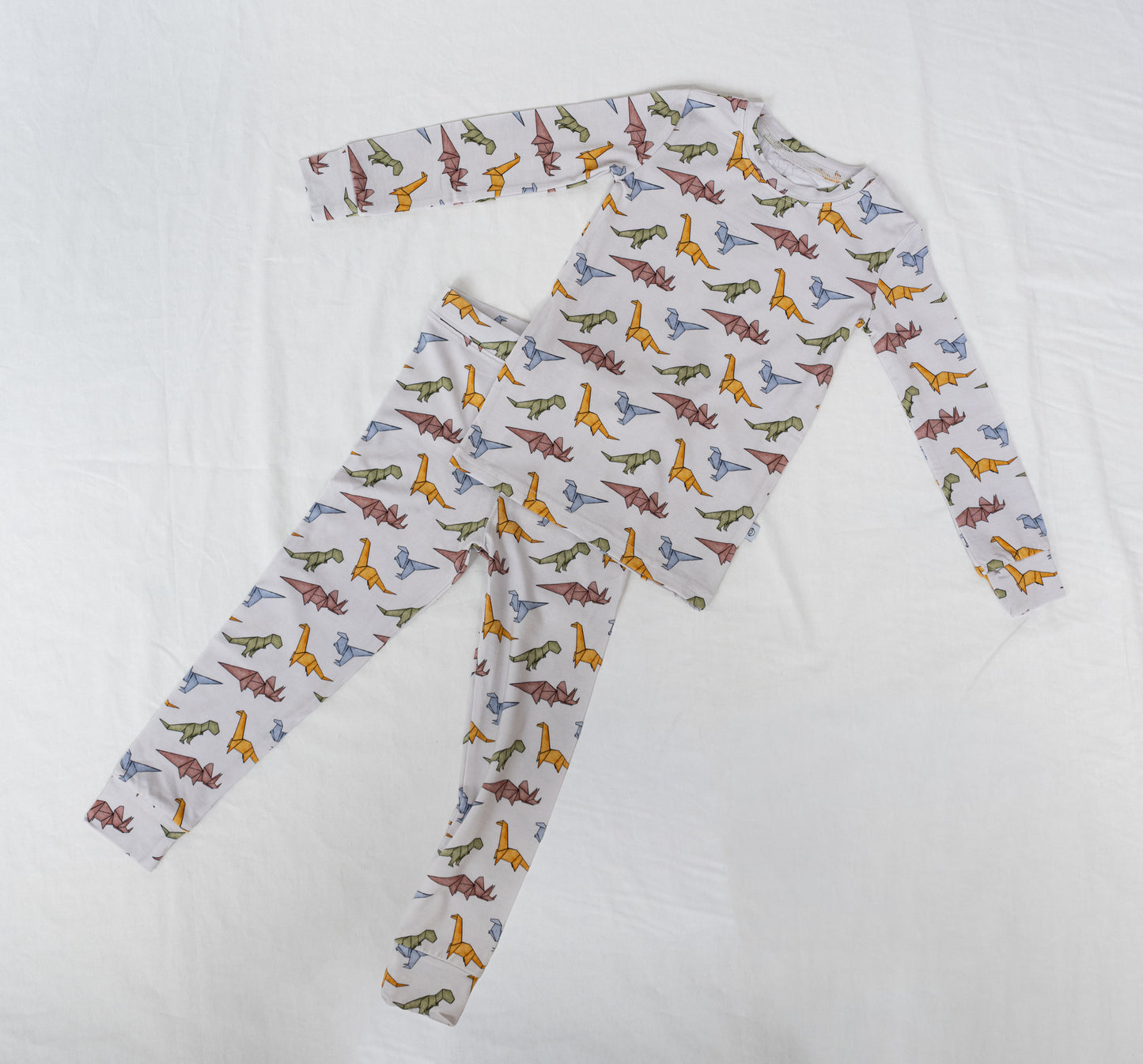 Lyocell Two-Piece Pajama Set | Papersaurus Rex