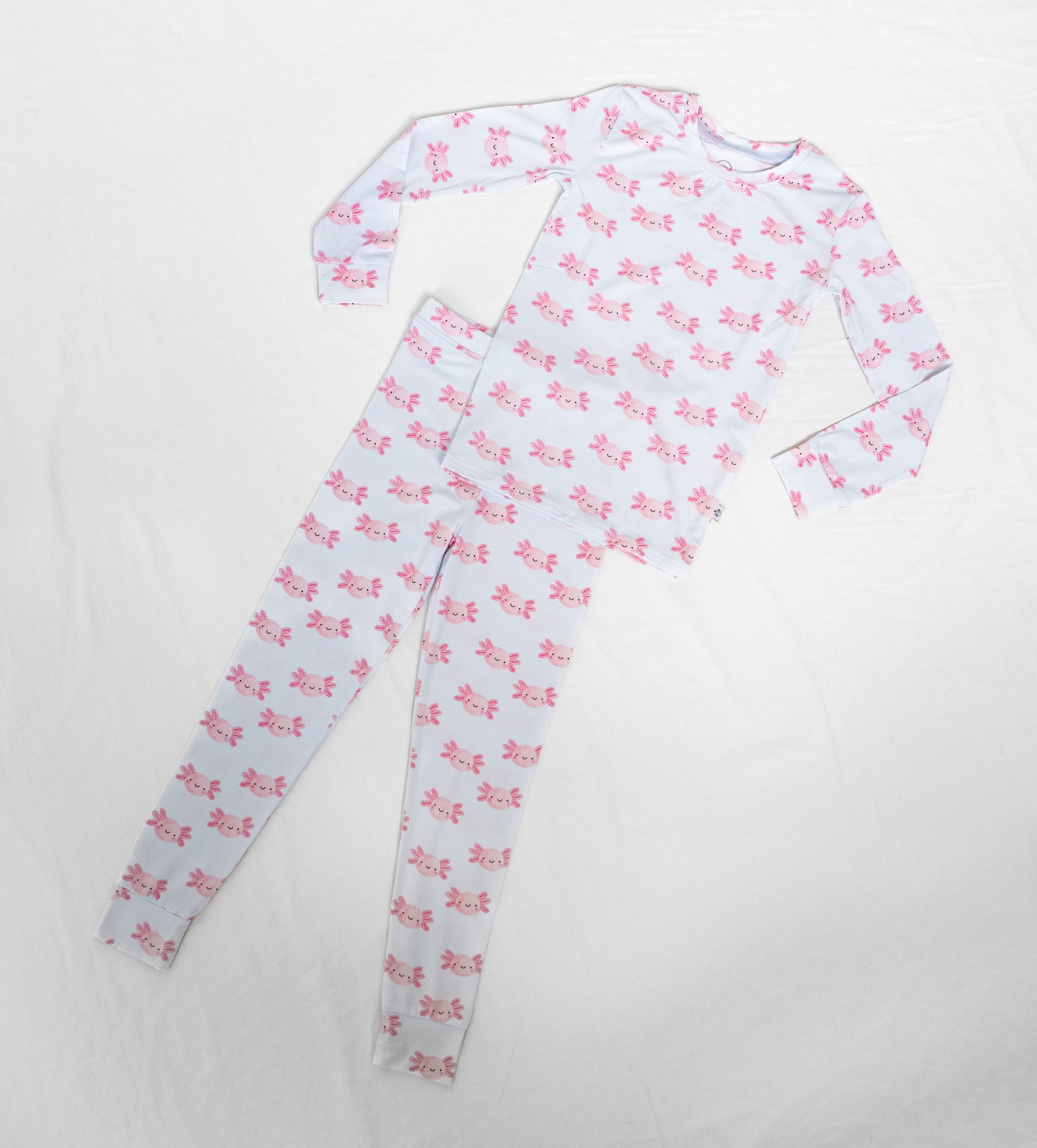 Lyocell Two-Piece Pajamas | Sally Mander Axolotl