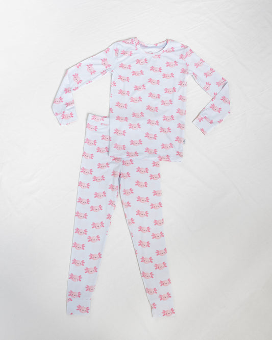 Sally Mander Axolotl Lyocell Two-Piece Pajama Set