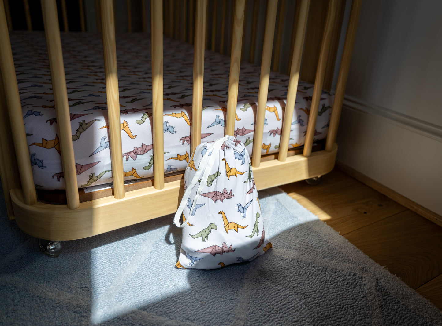Lyocell Crib Sheet | Papersaurus Rex