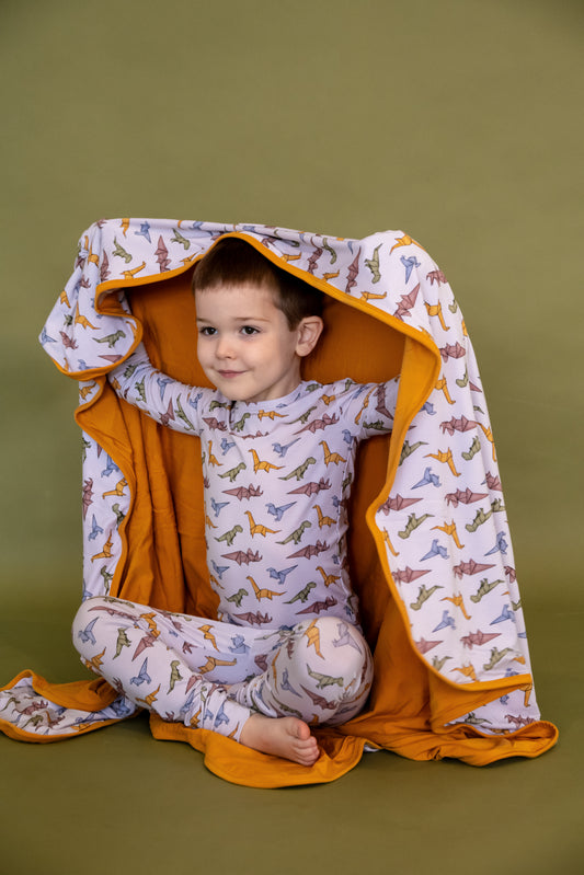 Lyocell Blanket for Toddler & Kids | Papersaurus Rex