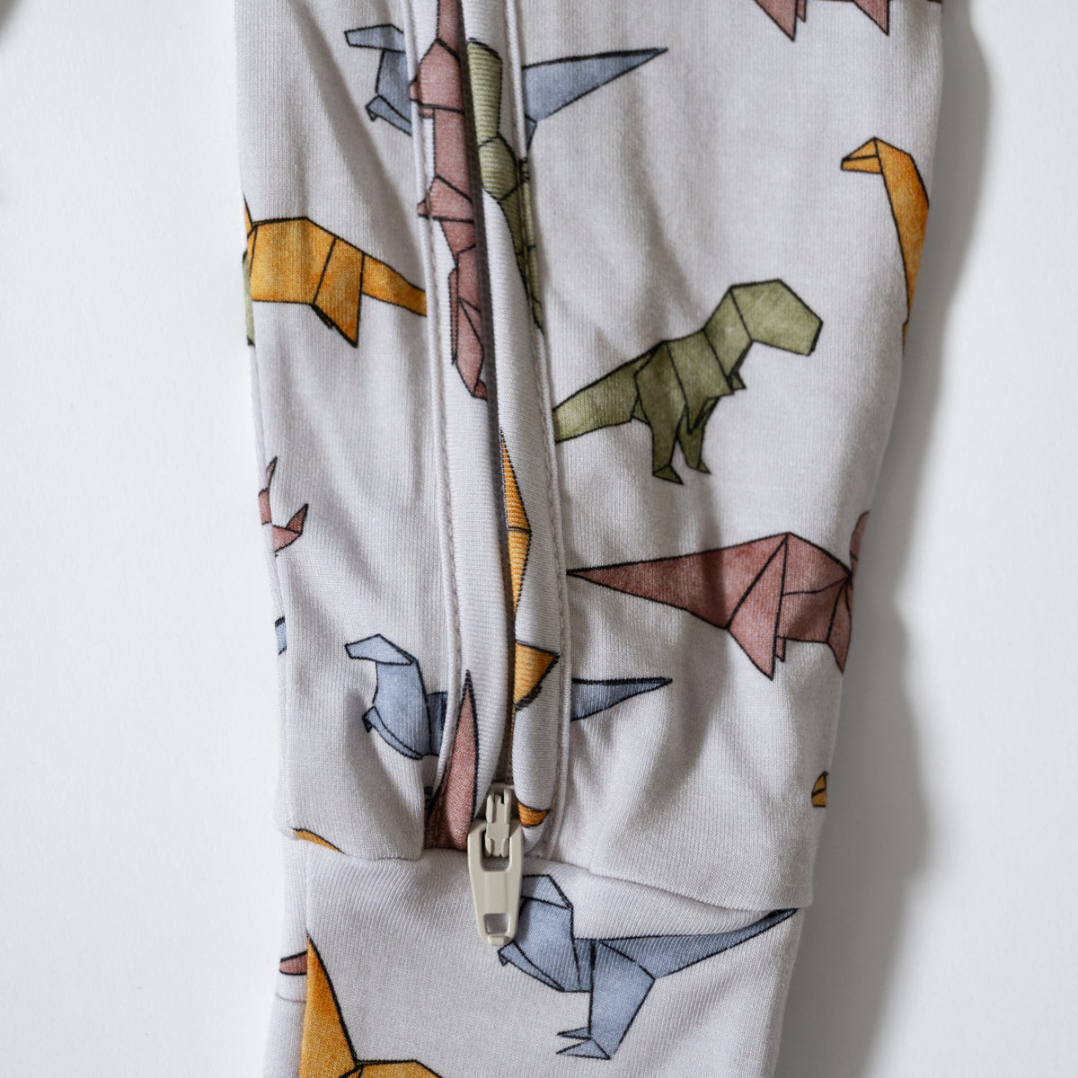 Lyocell Convertible Zip Footie Sleeper | Papersaurus Rex