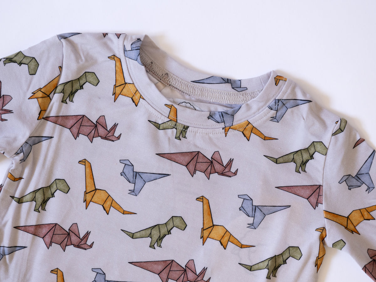 Lyocell Two-Piece Pajama Set | Papersaurus Rex