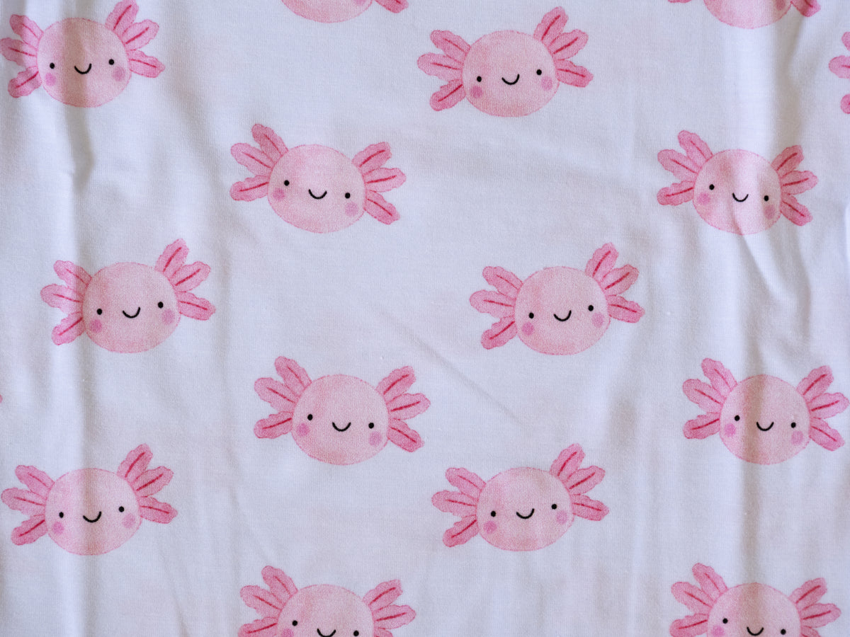 Lyocell Two-Piece Pajamas | Sally Mander Axolotl