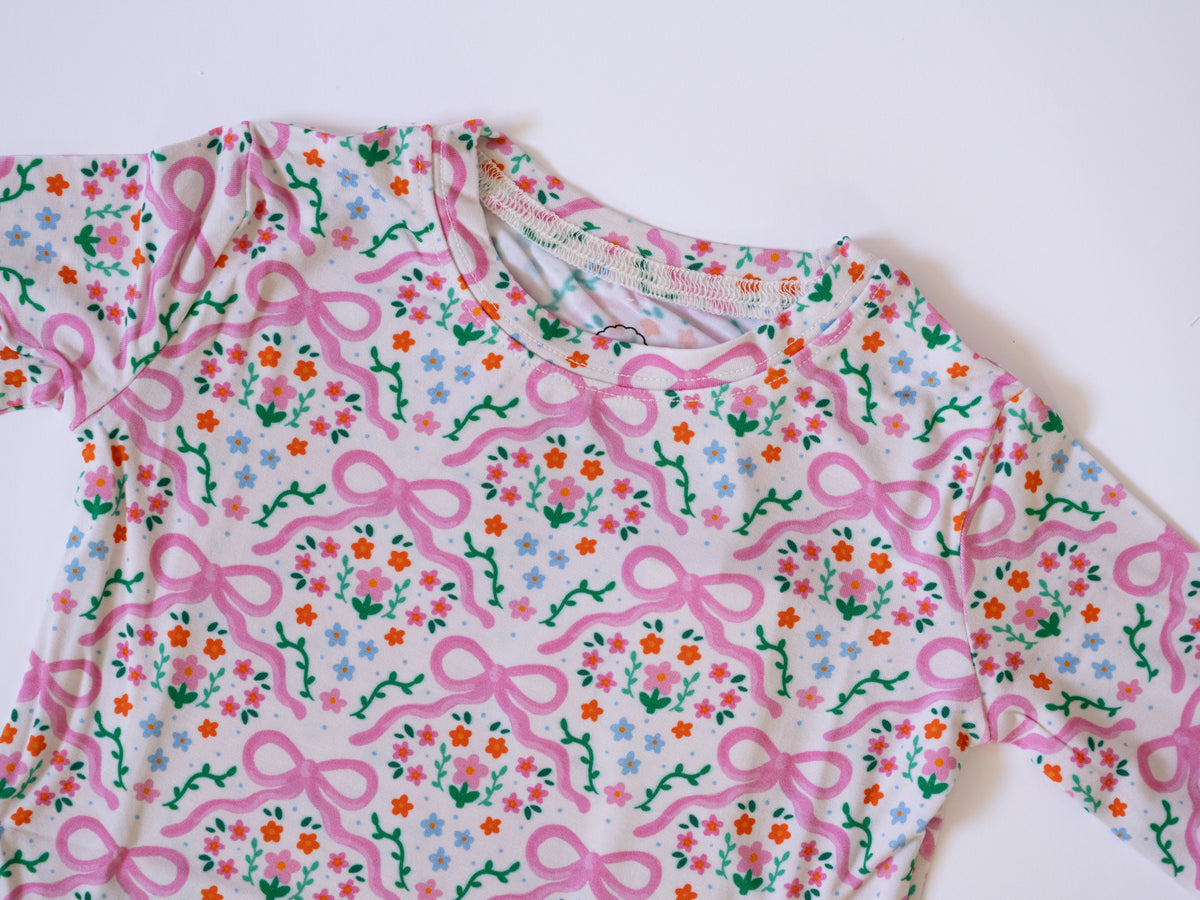Bamboo Two-Piece Pajama | Bows in the Meadow