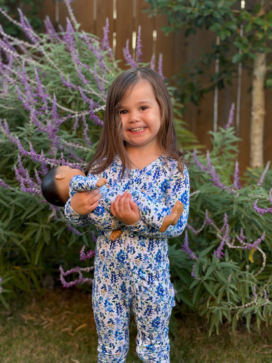 Bamboo Zip + Doll Bundle | Deep in the Bluebonnets
