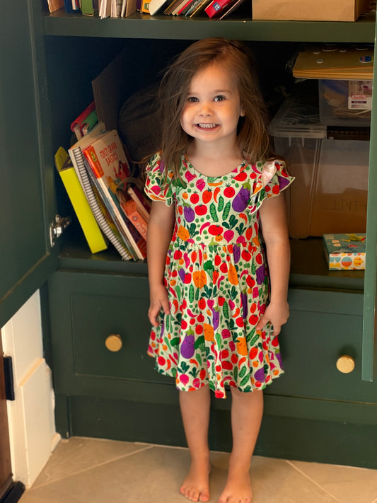 Bamboo Flutter Sleeve Dress | The Good Bunch