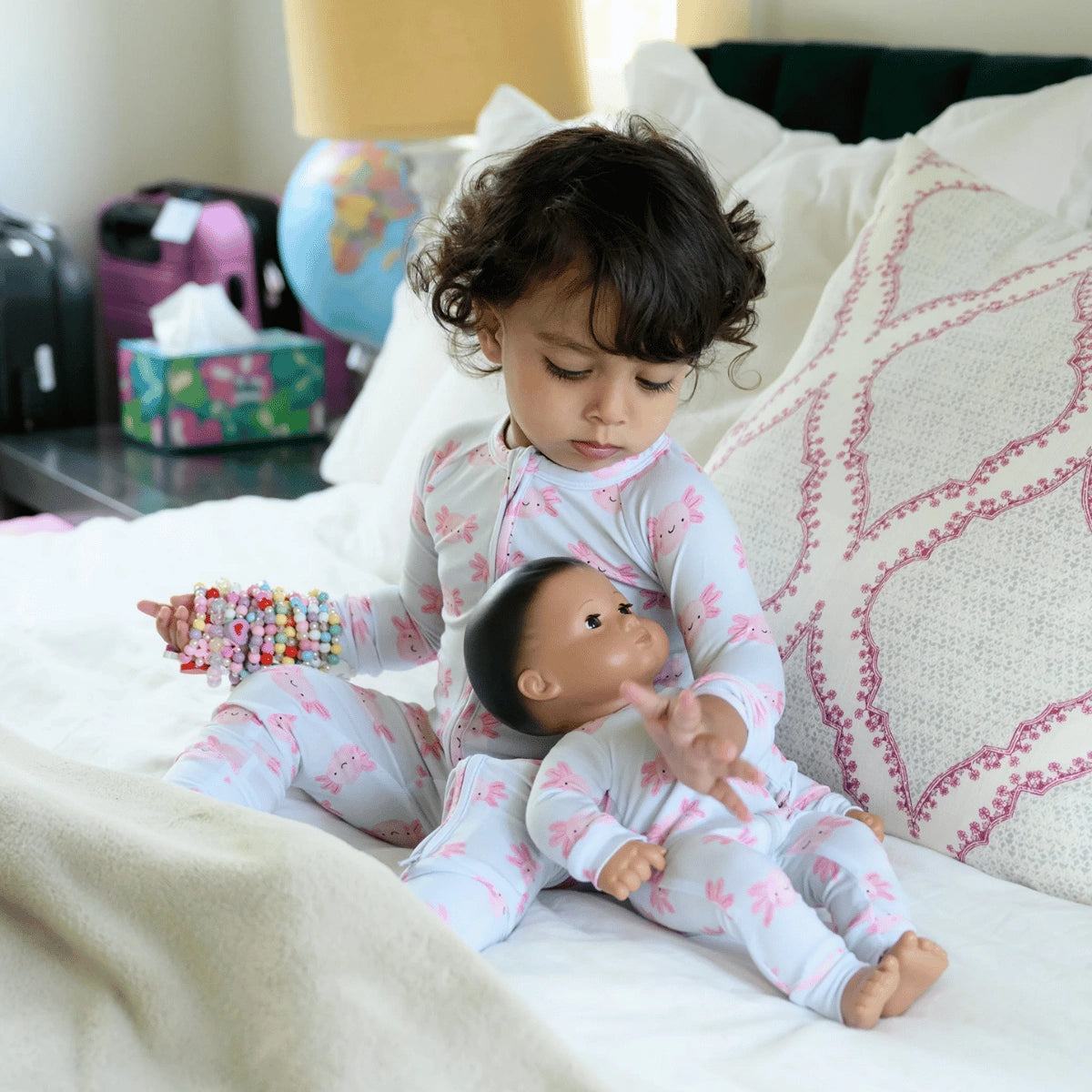 Lyocell Doll Pajamas | Sally Mander Axolotl