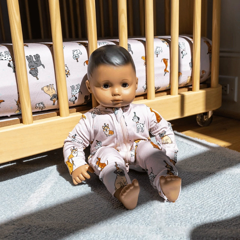 Bamboo Doll Pajamas | Pink Party Pups