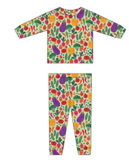 Bamboo 18" Doll Two-Piece Pajama Set | The Good Bunch