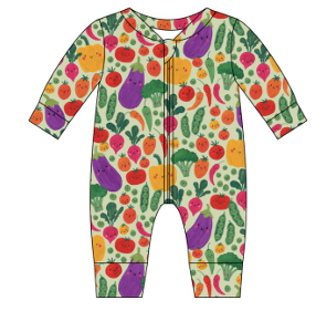 Bamboo 15” Doll Zippy Romper | The Good Bunch