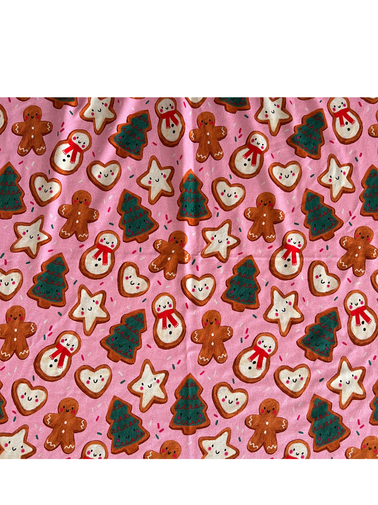 Bamboo Convertible Zip Sleeper | A Christmas Confection | Mistletoe Pink