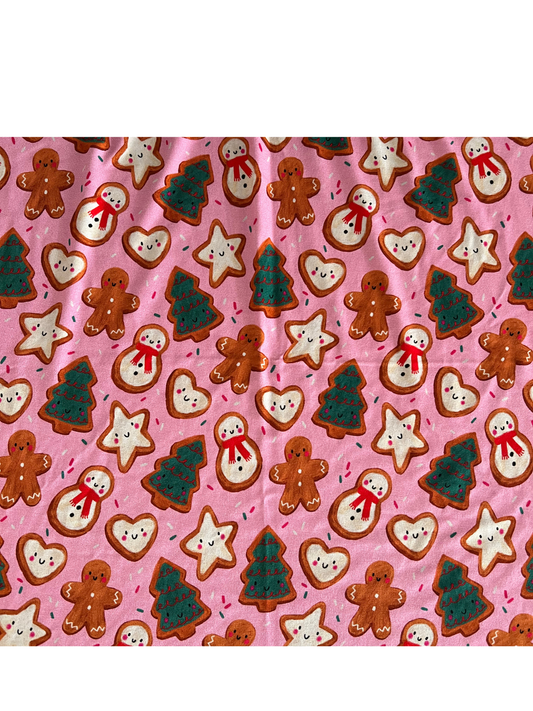 Bamboo Convertible Zip Sleeper | A Christmas Confection | Mistletoe Pink