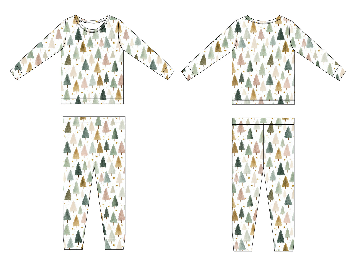 Bamboo Two-Piece Pajama | Whispering Pines