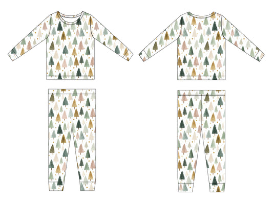 Bamboo Two-Piece Pajama | Whispering Pines